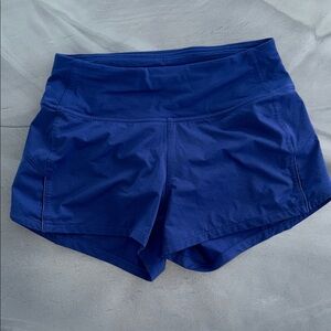 lululemon athletica Royal Blue Athletic Shorts